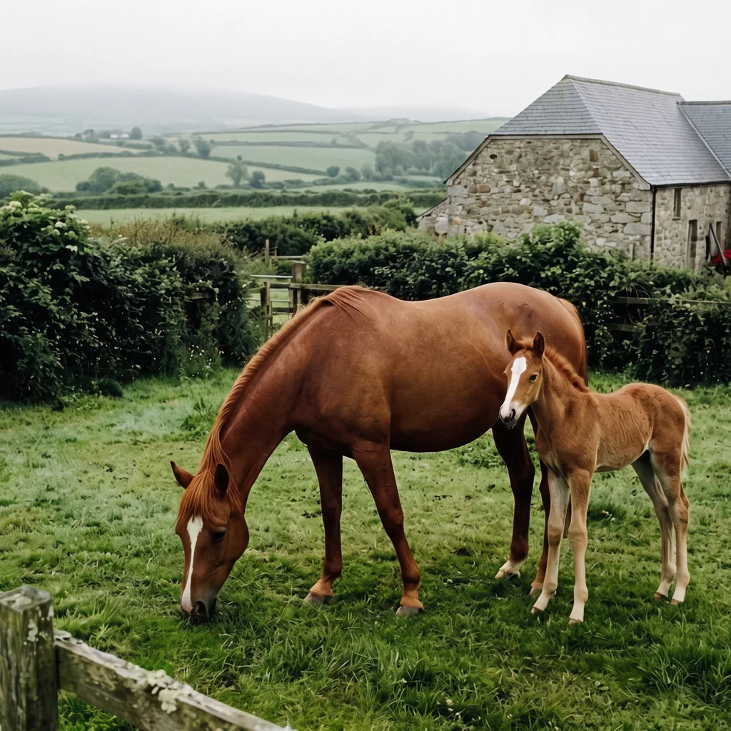 Élevage de chevaux au Pension équestre de la Ferme de Bouchezy, Saint-Chabrais