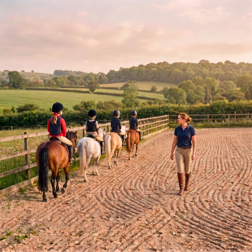 Cours de poney à Saint-Chabrais, Creuse